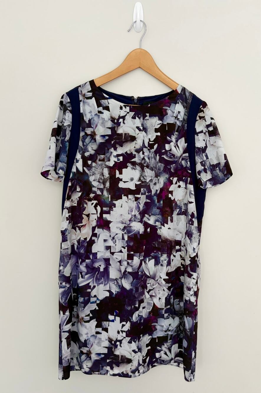 PAUL SMITH Black Label sz 40 (S) sheath dress in abstract print EUC
